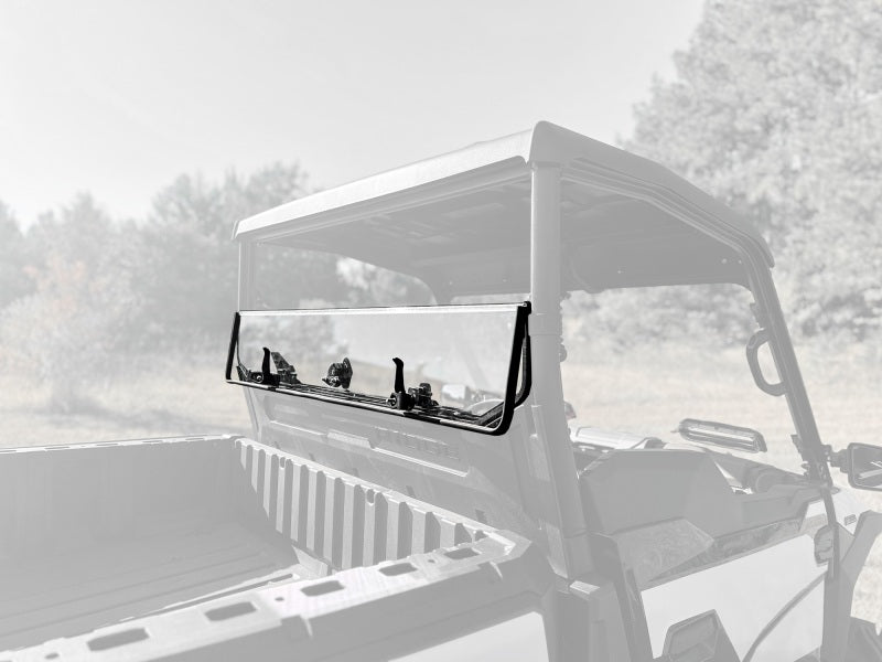 Seizmik 50-55319KIT 24+ fits Kawasaki Ridge Rach Rear Folding Windshield- UV