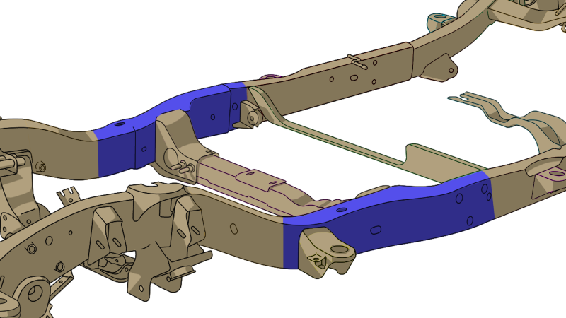RustBuster RB7422L Front Center Frame Section