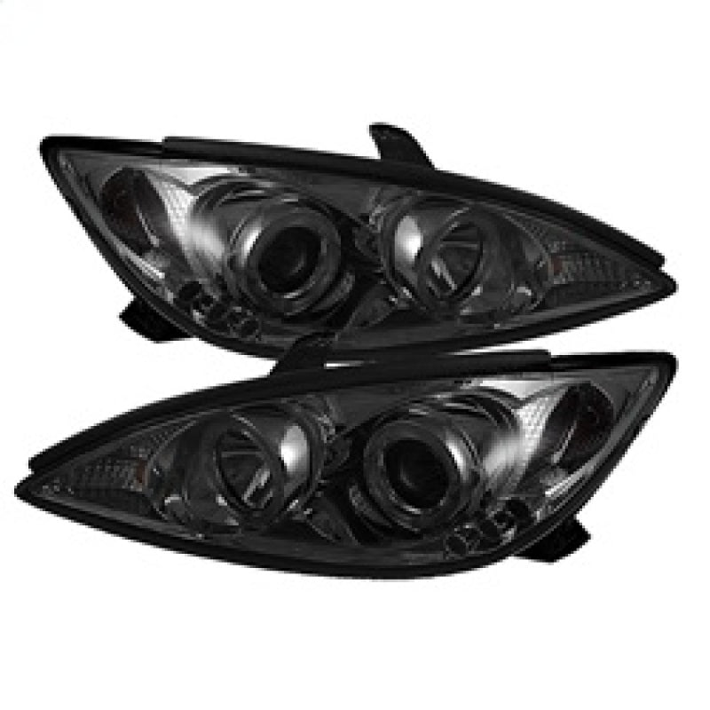 Spyder 5064325 fits Toyota 02-06 Camry Projector Headlights LED Halo LED Smoke