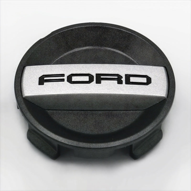 fits Ford Racing M-1096K-BCC Car Black and Chrome Wheel Cap