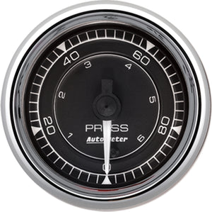 AutoMeter 9753 Autometer Chrono 2-1/16in 100PSI Digital Stepper Motor Pressure Gauge - Chrome