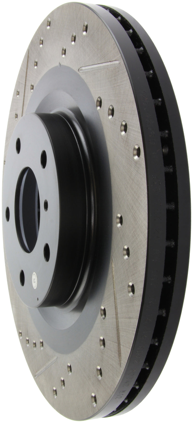 Stoptech 127.42080R 06-07 350Z / 05-07 G35 exp Sport/ 06-07 G35X SportStop Slotted & Drilled Front Right Rotor