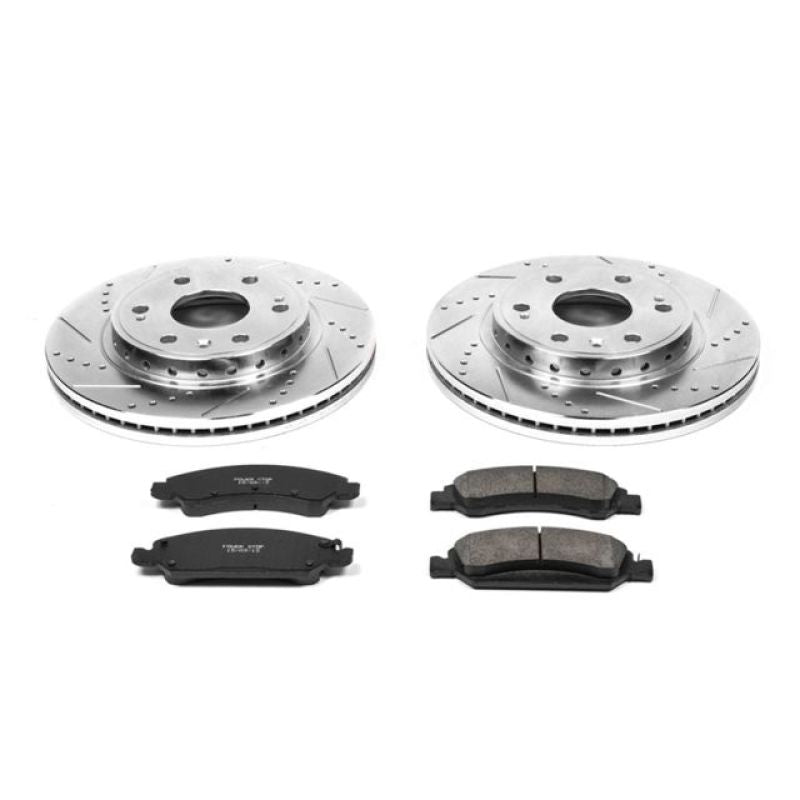 PowerStop K5519 fits Chevrolet 08-19 Tahoe Front Z23 Evolution Sport Brake Kit