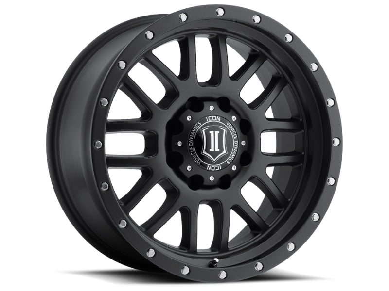 ICON 1220905556SB Alpha 20x9 5x150 16mm Offset 5.625in BS 110.1mm Bore Satin Black Wheel