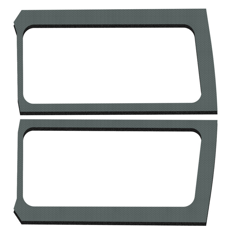 DEI  50269 fits Jeep 18-23 Wrangler JL 2-Door Boom Mat Rear Side Window Trim - 2