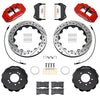 Wilwood 99-02 Nissan Skyline Superlite 6R Front BBK w/ 12.88in Slotted Rotors & Flexlines - Red