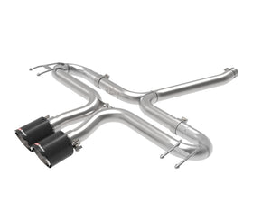 AFE 49-36625-C  2-1/2in 304 SS Axle-Back Exhaust w/Carbon Tips 17-20 fits Honda