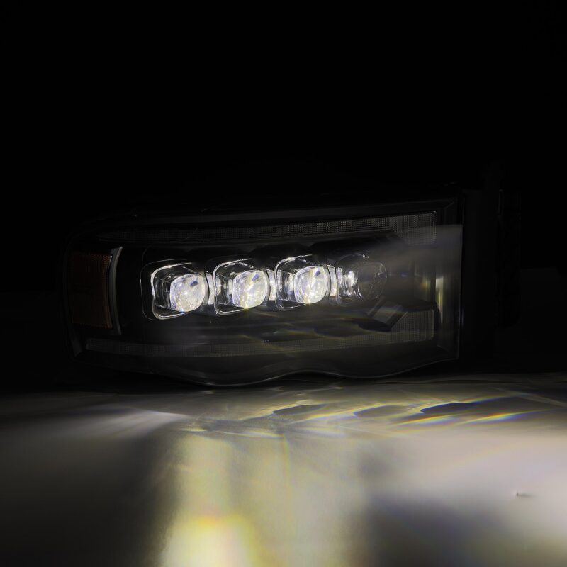 AlphaRex 880564 02-05 fits Dodge Ram 1500 NOVA LED Proj Headlights Plank Styl