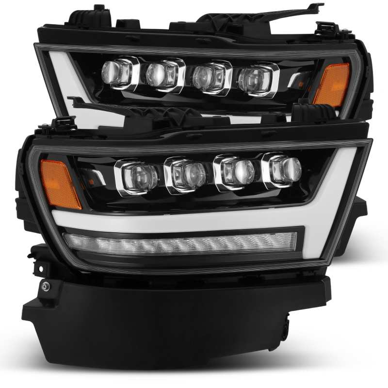 AlphaRex  880516 fits Ram 19-20 1500HD NOVA LED Proj Headlights Plank Style Glos