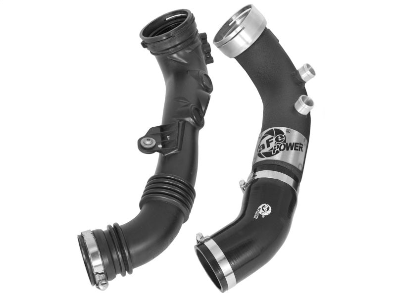AFE 46-20159-B unner 3in Black Intercooler Tube Cold Side w/ Couplings & Clamps