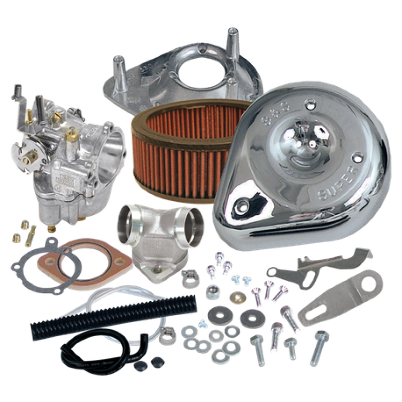 S&S 11-0470 Cycle 04-06 Sportster Models Super E Carburetor Kit
