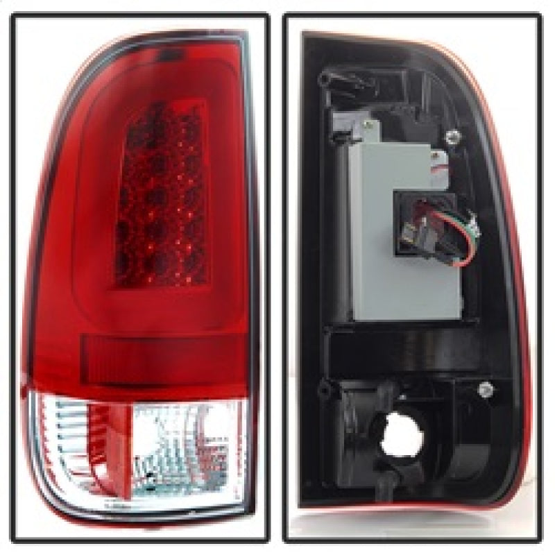 Spyder 5084453 fits Ford 97-03 F150 Stylsd. F250 V3 Light Bar LED Tail Lights -