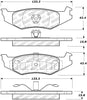 Stoptech 308.0512 Street Touring Brake Pads