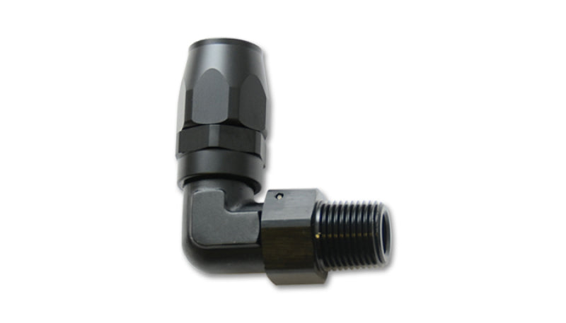 Vibrant 26903 Male NPT 90 Degree Hose End Fitting -8AN - 1/4 NPT