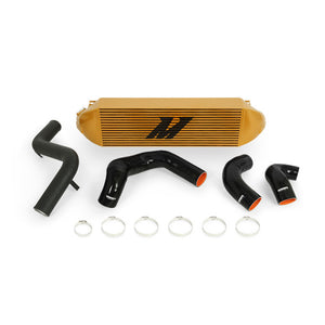 Mishimoto MMINT-FOST-13KBGD 2013+ fits Ford Focus ST Gold Intercooler w/ Black Pipes