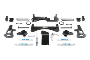 Fabtech K1045 01-10 fits GM C/K2500HD/3500HD 6in Rts Sys w/Perf Shks