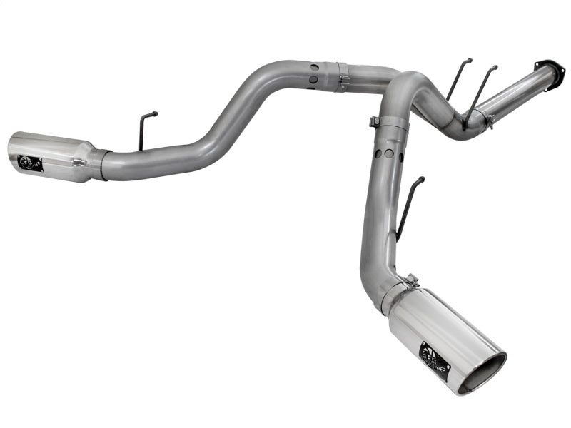 AFE 49-43065-P BORE HD 4in 409-SS DPF-Back Exhaust w/Polished Tip 11-14 fits Fo