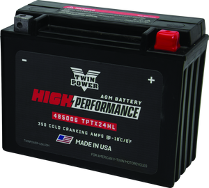 Twin Power YTX-24HL fits  High Performance Battery Replaces H-D 66010-82A Made i