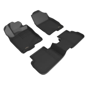 3D MAXpider 2018-2020 fits Hyundai Elantra GT Kagu 1st Row Floormat - Black
