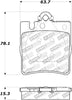 Stoptech 308.0876 Street Touring Brake Pads