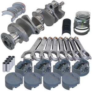 Eagle 515044185 fits Pontiac 455 4.500in Crank 6.800in H-Beam -6cc Flat Top 4.185in Pistons Rotating Assembly