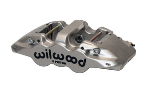 Wilwood Caliper-Aero6-ST-L/H-Nickel (.80 Thk Pad) 1.62/1.12/1.12in Pistons 1.25in Disc