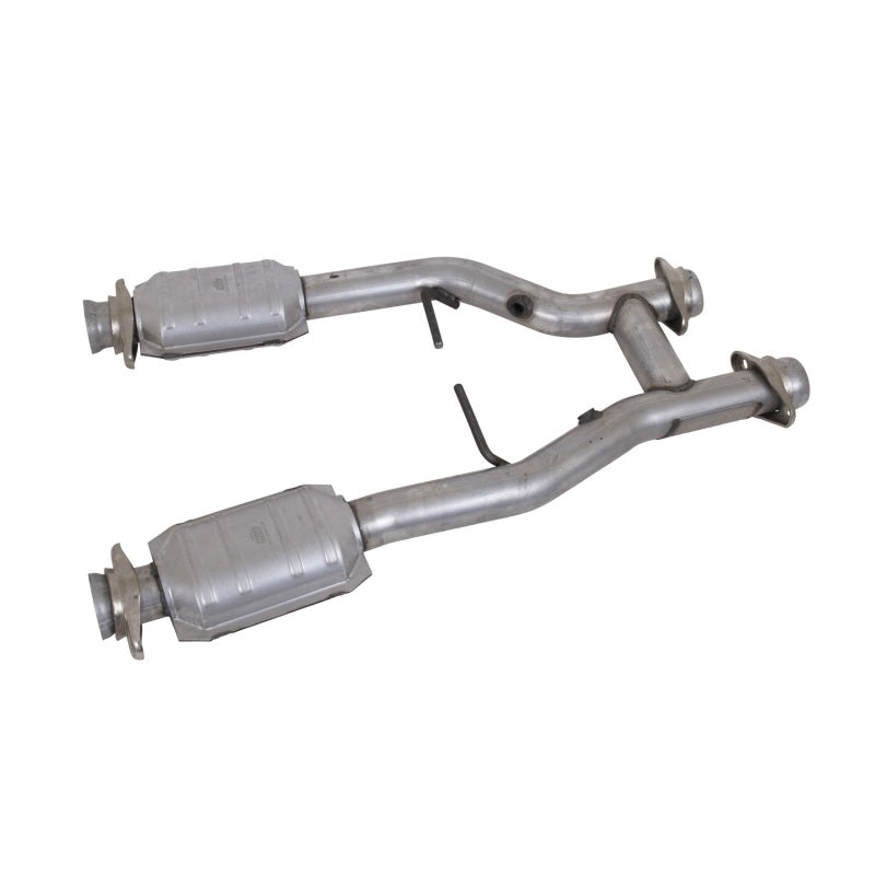 BBK  1538 Mustang 4.6 GT / fits Cobra 96-04 Short Mid H Pipe w Catalytic Convert
