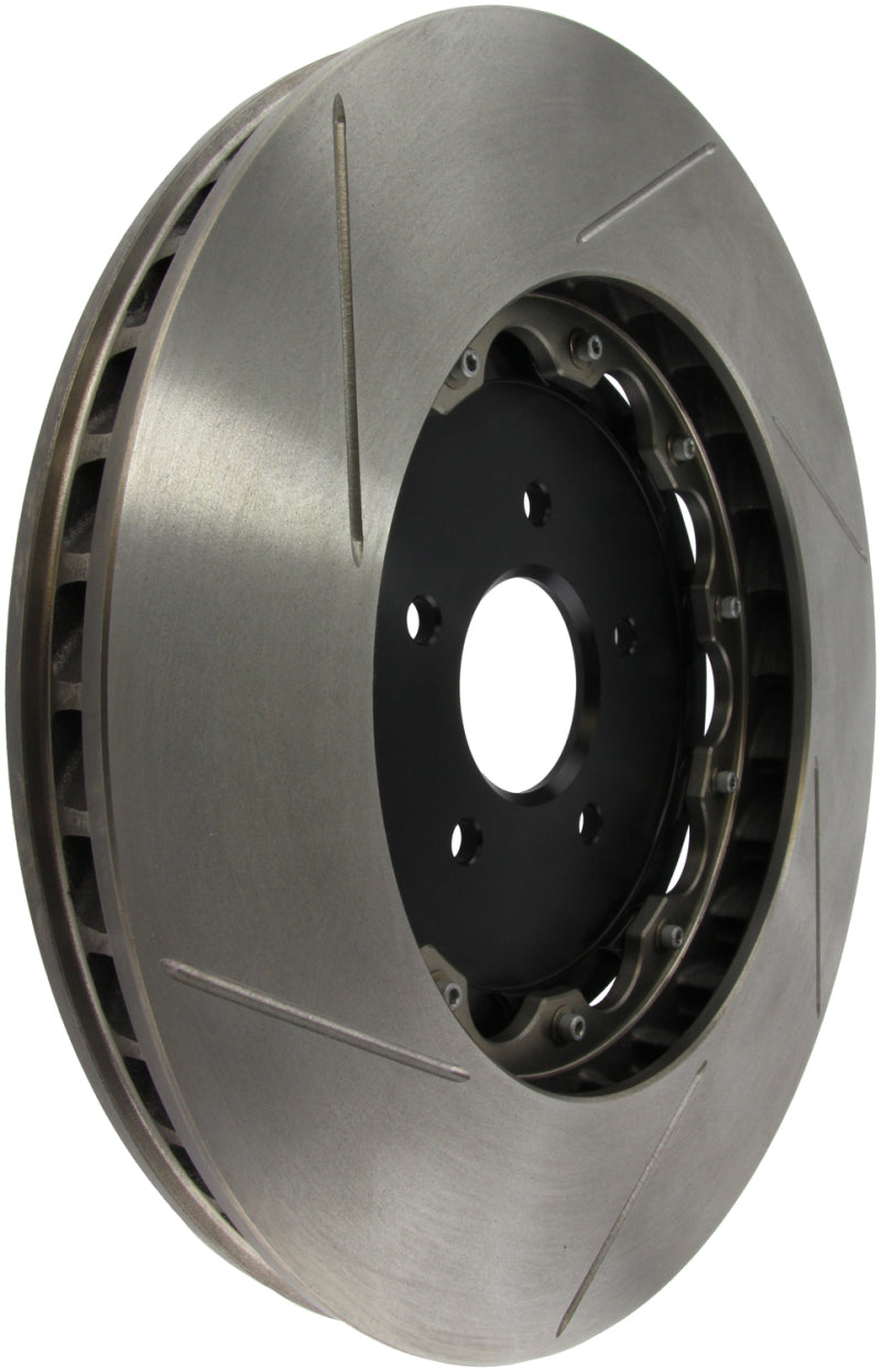 Stoptech 129.42104.13 09-11 Nissan GT-R Front Left Slotted Bare Iron 380x34mm AeroRotor Kit