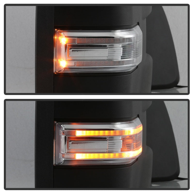 xTune 9943072 15-17 fits Ford F-150 Heated LED Telescoping Pwr Mirrors - Clr (P