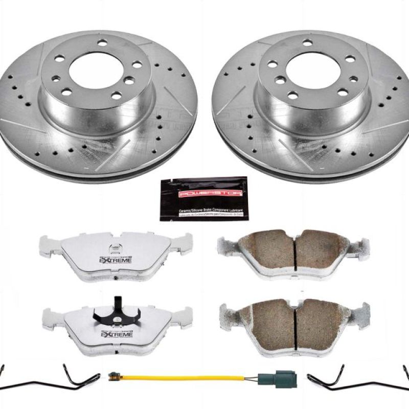 PowerStop K7334-26 1989 fits BMW 525i Front Z26 Street Warrior Brake Kit