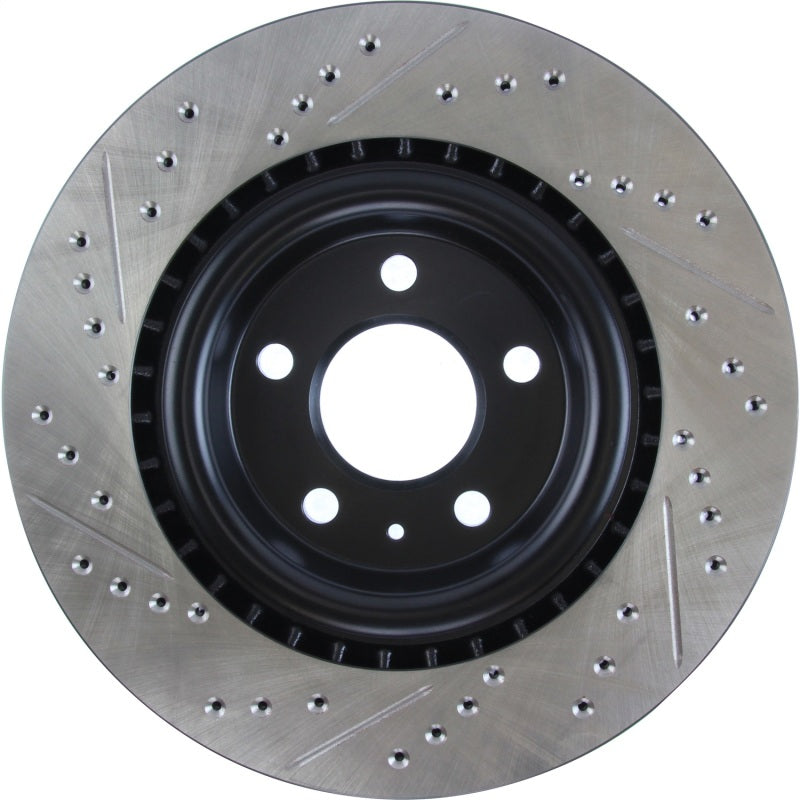 Stoptech 127.33137L Slotted & Drilled Sport Brake Rotor