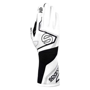 SPARCO BRG0001B0W08008 Glove Tide Wht/Blk 8