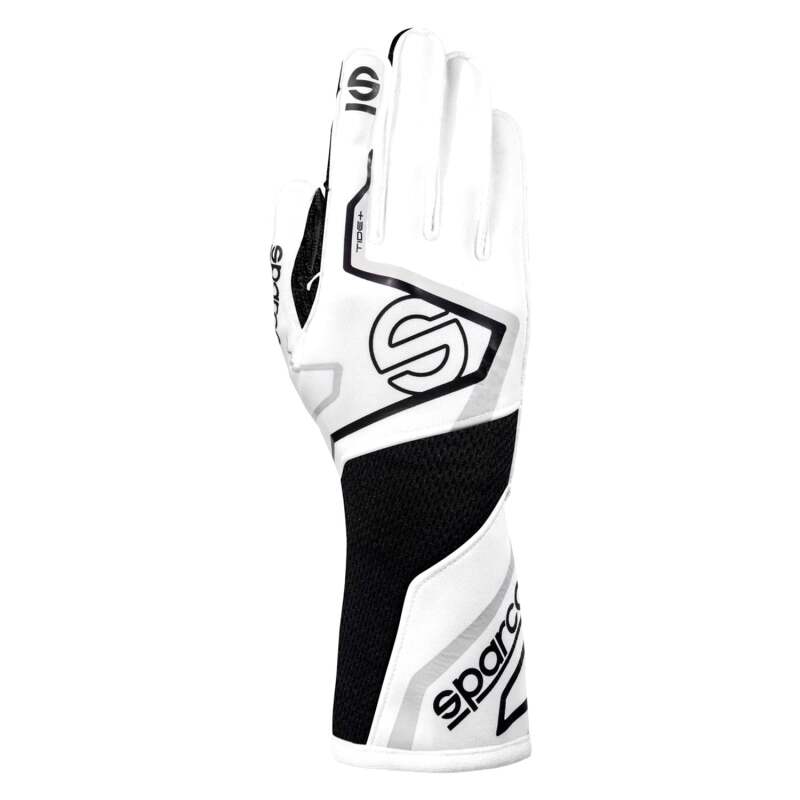 SPARCO BRG0001B0W08013 Glove Tide Wht/Blk 13