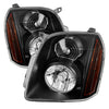 9027352 Xtune fits GMC 07-14 Yukon/Yukon Xl Crystal Headlights Black HD-JH-fit