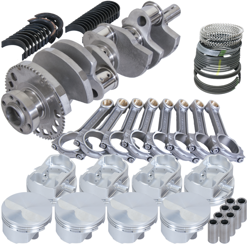 Eagle 628274005 fits Chevy LS2 4.000in Crank 58 Tth Reluctor 6.125in I-Beam Rods 4.005in Pistons Rotating Assembly