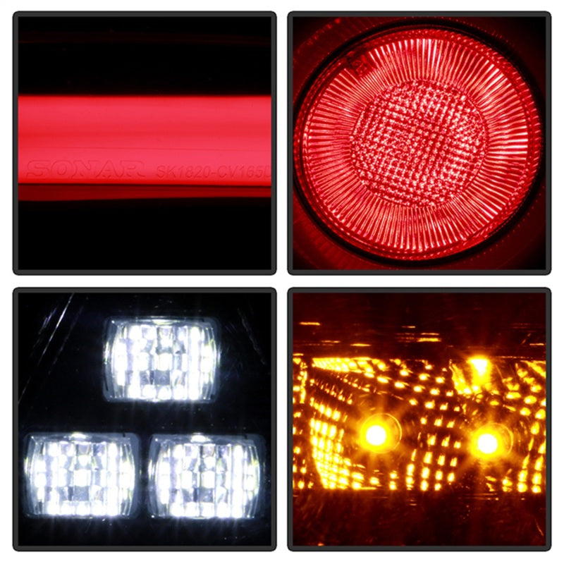 Spyder 5088819 fits Honda 16-19 Civic 5 Door Hatchback Light Bar LED Tail Light