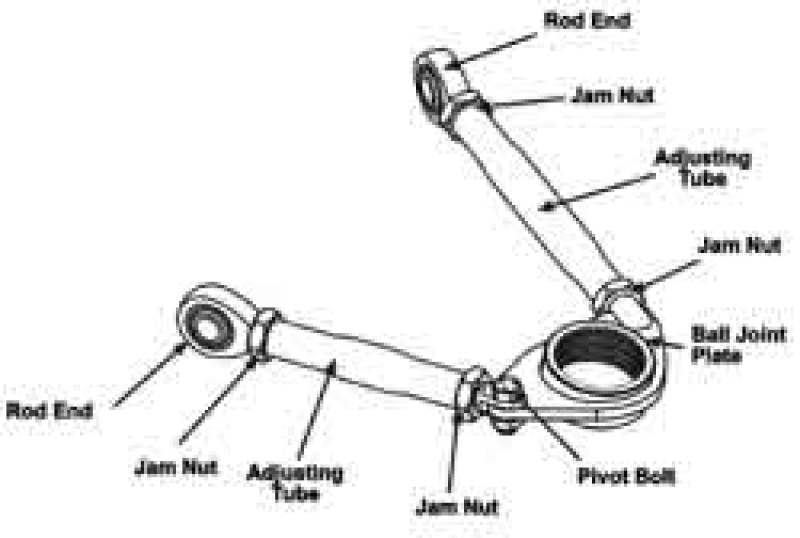 SPC Performance 92052 Pro Series Front Adjustable Upper Control Arm (fits Chrysler Thread-In 10deg) (Race Only)