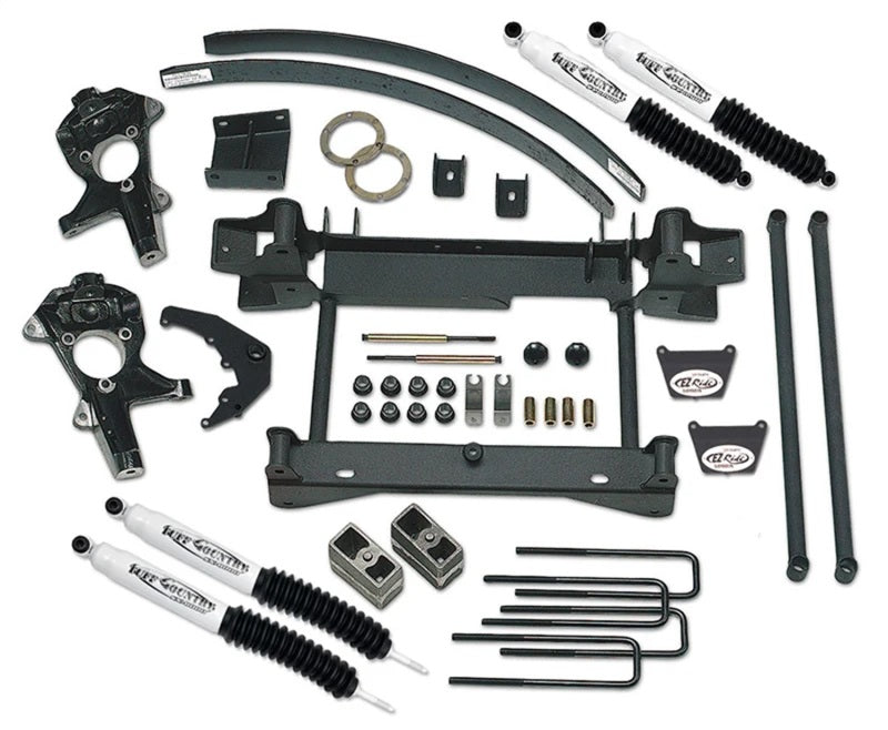 Tuff Country 16955KN 99-05 fits Chevy Silverado 1500 4x4 6in Lift Kit (w/1pc Sub Frame SX8000 Shocks)