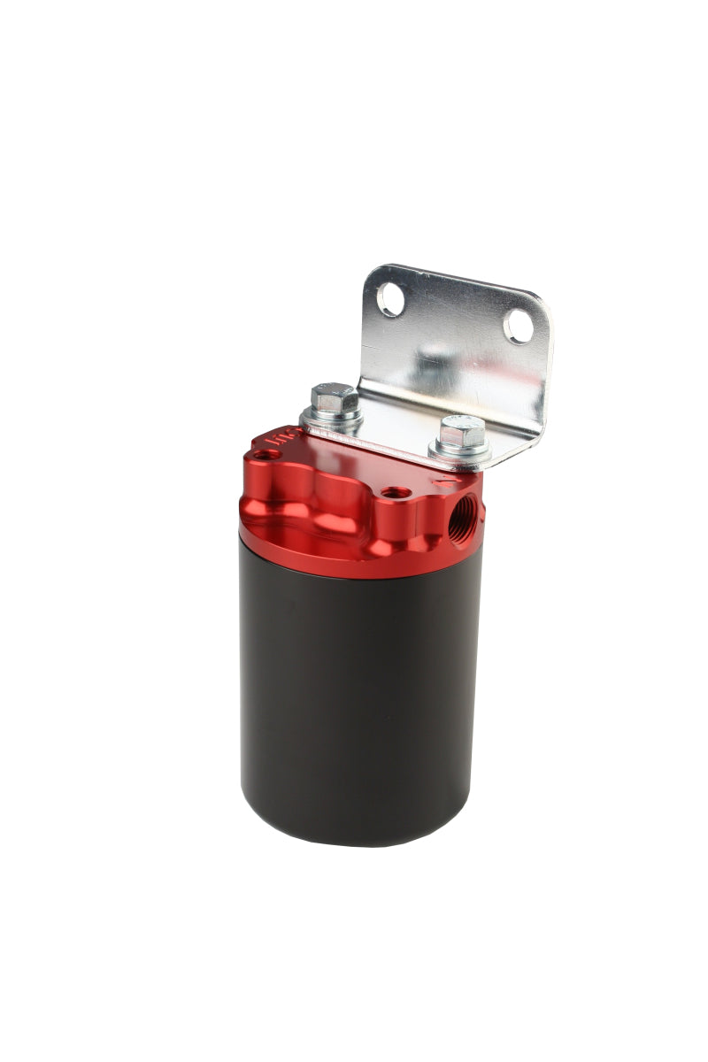 Aeromotive  12319 Canister Fuel Filter - 3/8 NPT/100-Micron (Red Housing w/Black