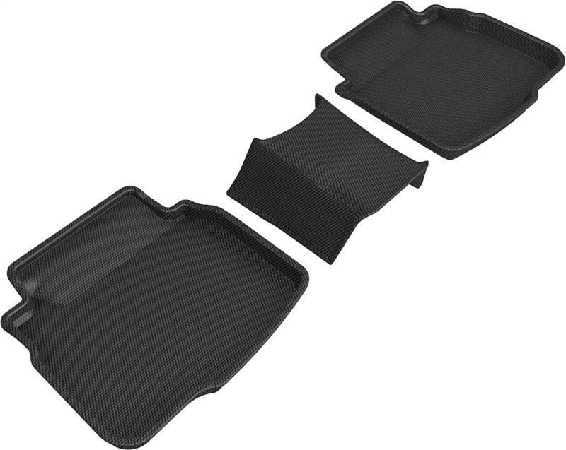 3D L1SB02821509 Maxpider Custom Fit Kagu Floor Mat For 20-22 fits Subaru Legacy / Outback - 2nd Row (Black)