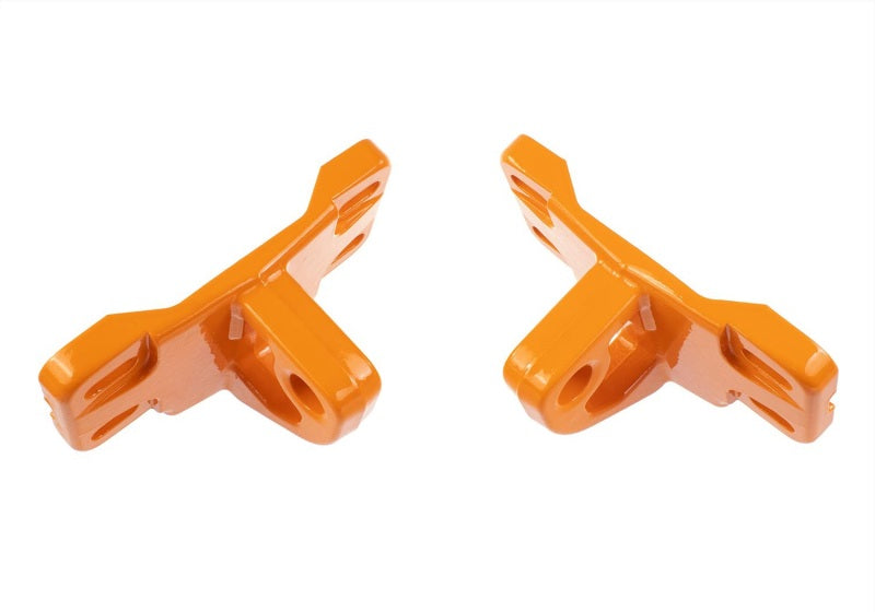 fits Ford Racing M-18954-BO 2021+ Bronco Front Bumper Tow Hooks - Orange (Pair)