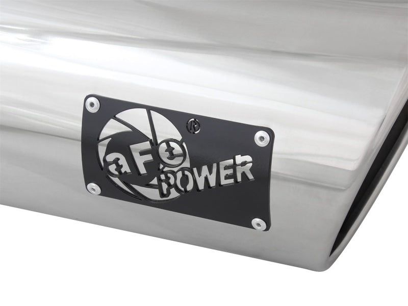 AFE 49T40606-P15 orce-XP 304 SS Single Wall Polished Exhaust Tip Pair 4in Inlet