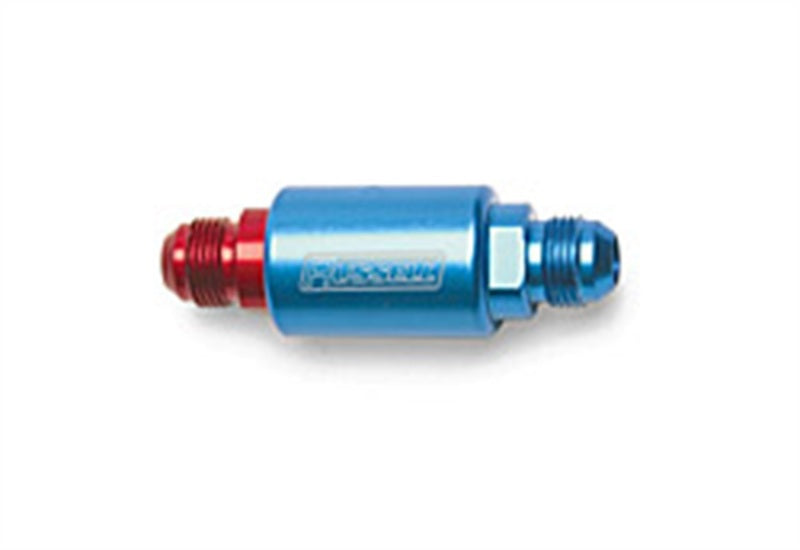 Russell 650100 Performance Red/Blue Anodized (3-1/4in Length 1-1/4in dia. -8 male inlet/outlet)