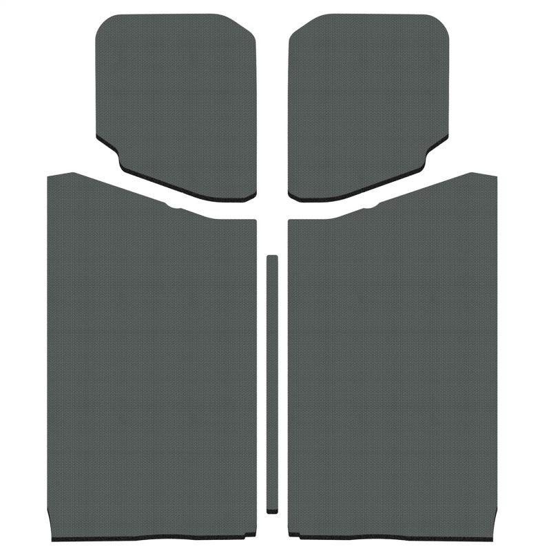 DEI 50189 18-23 fits Jeep Wrangler JL 2-Door Boom Mat Headliner - 5 Piece - Gray