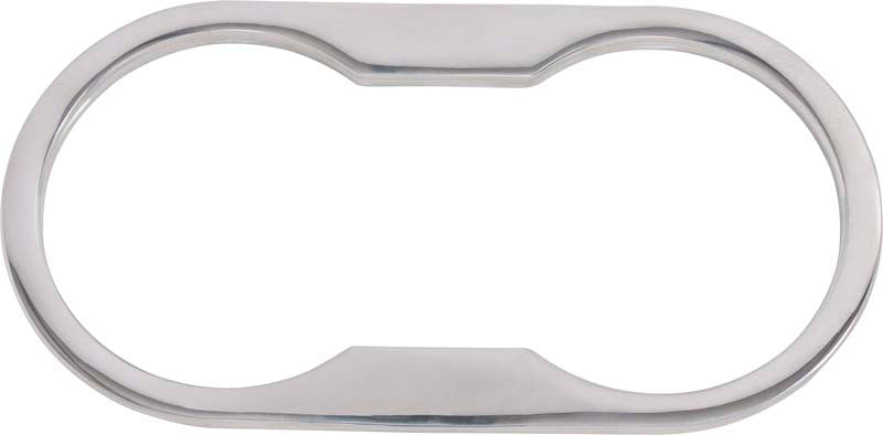 Kentrol 30002 Wrangler JK fits Jeep 07-10 Cup Holder Bezel - Polished Silver