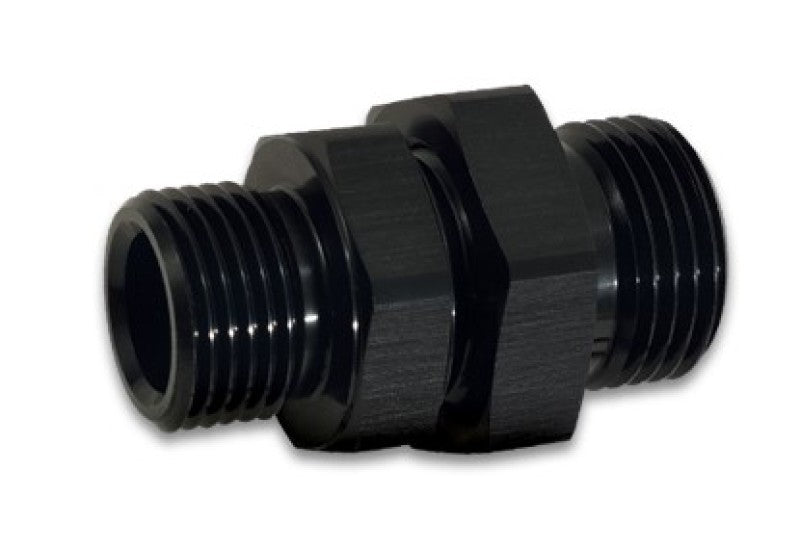 Vibrant 16983 -10AN to -8AN ORB Male to Male Union Adapter - Anodized Black