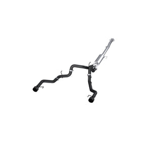 MBRP S5268BLK fits Ford F150 T304 5in OD Black Tip Dual Rear Exit 3in Exhaust