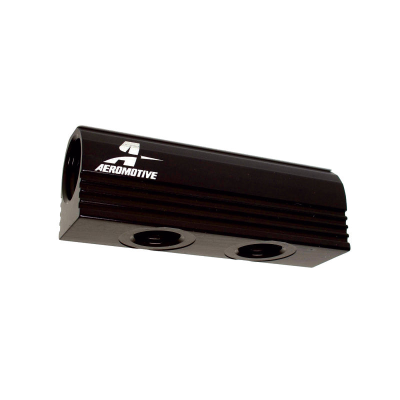 Aeromotive  14601 Fuel Distribution Log (4-Ports) (2) 8 AN/(2) 6 AN