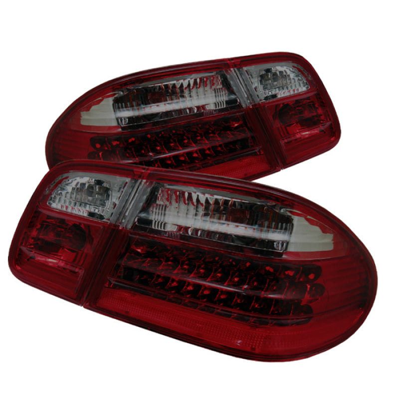 5020659 Xtune fits Mercedes Benz W210 E-Class LED Tail Lights Red Smoke ALT-CL
