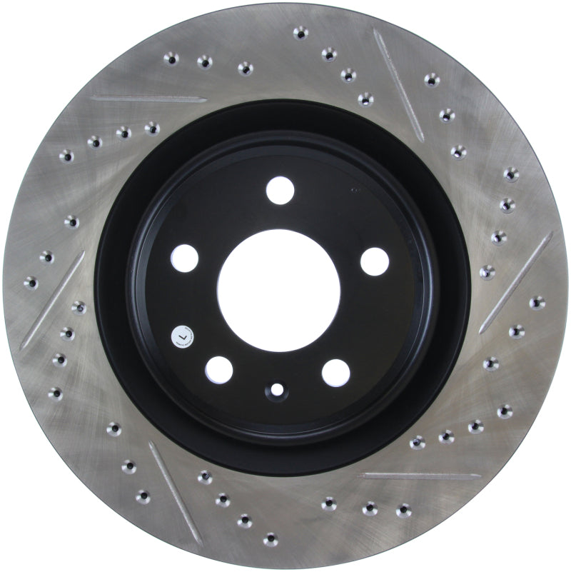 Stoptech 127.33137L Slotted & Drilled Sport Brake Rotor